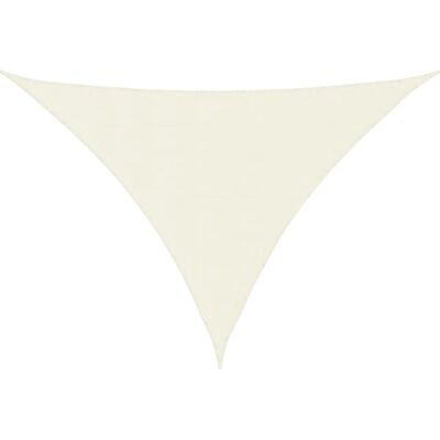 vidaXL Sonnensegel Dreieckig 4x4x5,8 m Creme Sonnenschutz-Überdachung vidaXL Sonnensegel Dreieckig 4x4x5,8 m Creme Sonnenschutz-Überdachung