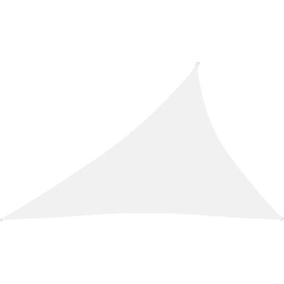 vidaXL Witte Driehoekige Zonnescherm 3x4x5 m - Zonnetent vidaXL Witte Driehoekige Zonnescherm 3x4x5 m - Zonnetent