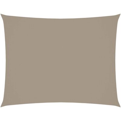 vidaXL Sunshade Sail Oxford Fabric Rectangular 2.5x4 m Taupe Shade Canopy - Sonnensegel vidaXL Sunshade Sail Oxford Fabric Rectangular 2.5x4 m Taupe Shade Canopy - Sonnensegel