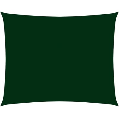 vidaXL Sonnensegel Oxford Stoff Rechteckig 3x4 m Dunkelgrün - Sonnensegel vidaXL Sonnensegel Oxford Stoff Rechteckig 3x4 m Dunkelgrün - Sonnensegel