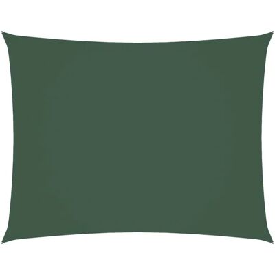 vidaXL Voile d'ombrage rectangulaire vert foncé 3x6 m Protection UV vidaXL Voile d'ombrage rectangulaire vert foncé 3x6 m Protection UV