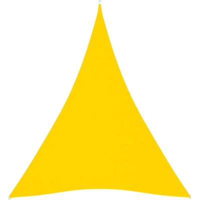 vidaXL Sonnensegel 4x5x5 m Gelb Wasserfest UV-beständig Dreieck vidaXL Sonnensegel 4x5x5 m Gelb Wasserfest UV-beständig Dreieck