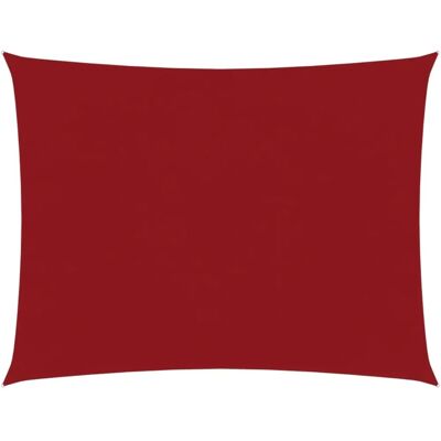 vidaXL 2,5x3 m Roter Rechteckiger Sonnenschutz - Sunshade vidaXL 2,5x3 m Roter Rechteckiger Sonnenschutz - Sunshade