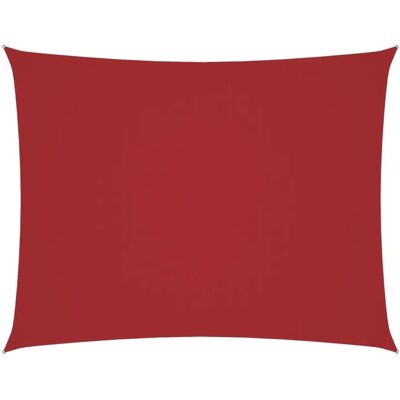 vidaXL Sonnensegel - UV-beständig Wasserabweisend Einfach zu montieren Oxford Stoff 2,5x3,5m Rot Rechteckig vidaXL Sonnensegel - UV-beständig Wasserabweisend Einfach zu montieren Oxford Stoff 2,5x3,5m Rot Rechteckig