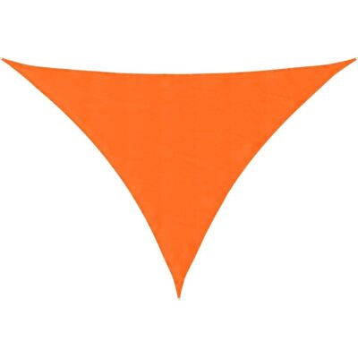Auvent Triangulaire Orange en Tissu Oxford - Auvent - Publicité Auvent Triangulaire Orange en Tissu Oxford - Auvent - Publicité