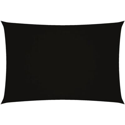 vidaXL Sonnensegel Oxford Stoff Rechteckig 2,5x4,5 m Schwarz - Sonnenschutz vidaXL Sonnensegel Oxford Stoff Rechteckig 2,5x4,5 m Schwarz - Sonnenschutz