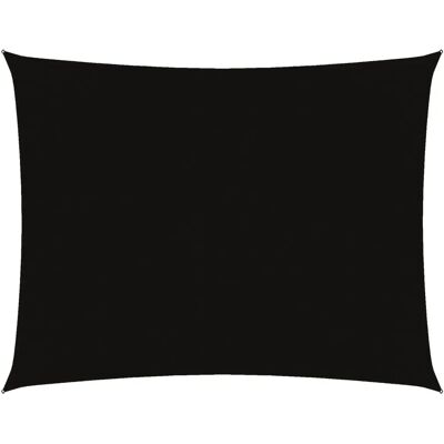 vidaXL Sonnensegel Oxford-Gewebe Rechteckig 3x6 m Schwarz vidaXL Sonnensegel Oxford-Gewebe Rechteckig 3x6 m Schwarz