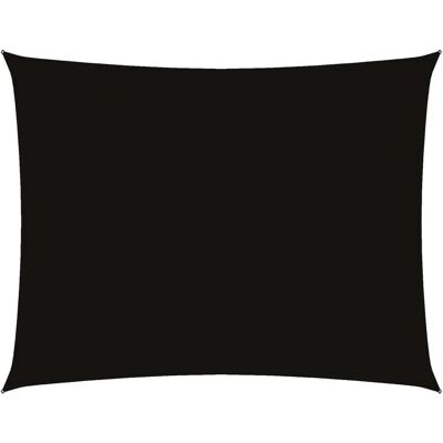 vidaXL Sonnensegel Oxford-Gewebe Rechteckig 4x6 m Schwarz - Sonnensegel vidaXL Sonnensegel Oxford-Gewebe Rechteckig 4x6 m Schwarz - Sonnensegel