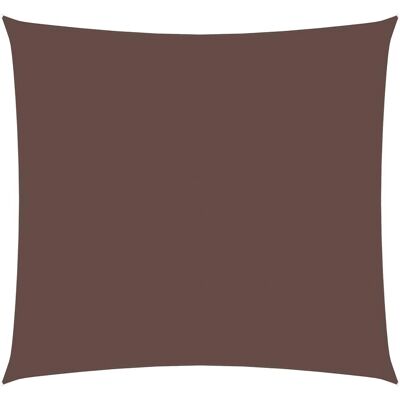 vidaXL Sonnensegel Oxford Stoff Quadrat 6x6 m Braun - Sonnensegel vidaXL Sonnensegel Oxford Stoff Quadrat 6x6 m Braun - Sonnensegel