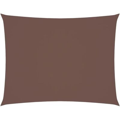 vidaXL Sonnensegel Oxford-Gewebe Rechteckig 6x8 m Braun - Sonnensegel vidaXL Sonnensegel Oxford-Gewebe Rechteckig 6x8 m Braun - Sonnensegel