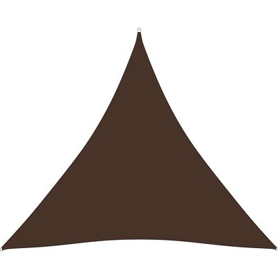 vidaXL Sonnensegel Oxford Stoff Dreieckig 3,6x3,6x3,6 m Braun - Sonnensegel vidaXL Sonnensegel Oxford Stoff Dreieckig 3,6x3,6x3,6 m Braun - Sonnensegel