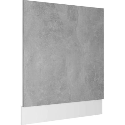 vidaXL Beton Grau Geschirrspüler Panel 59,5x3x67 cm Langlebiges Holzwerkstoff - Geschirrspüler Panel vidaXL Beton Grau Geschirrspüler Panel 59,5x3x67 cm Langlebiges Holzwerkstoff - Geschirrspüler Panel