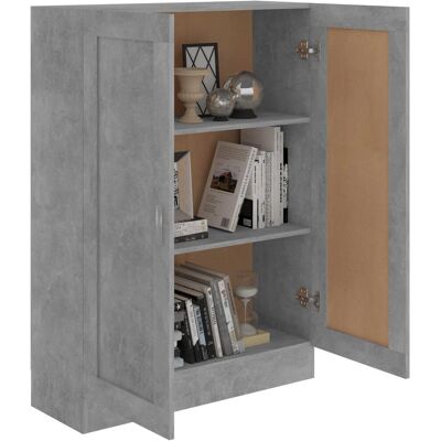 vidaXL Beton-Graues Bücherregal - 82,5x30,5x115 cm - Bücherständer vidaXL Beton-Graues Bücherregal - 82,5x30,5x115 cm - Bücherständer