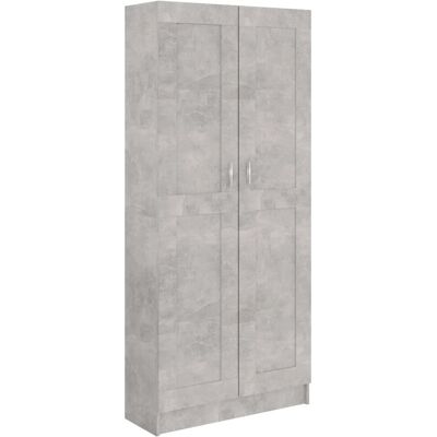 vidaXL Bücherregal Beton Grau - Bücherregal, Spanplatte, 82,5x30,5x185,5 cm - Möbel vidaXL Bücherregal Beton Grau - Bücherregal, Spanplatte, 82,5x30,5x185,5 cm - Möbel