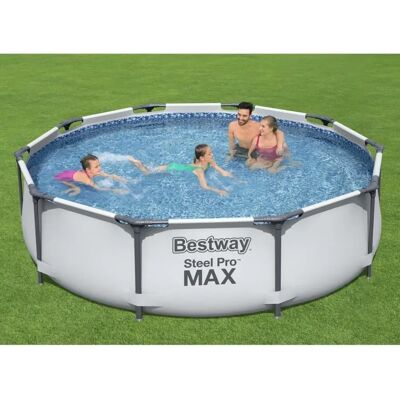 Zestaw basenowy Steel Pro MAX firmy Bestway - Okrągły, 305x76cm Zestaw basenowy Steel Pro MAX firmy Bestway - Okrągły, 305x76cm