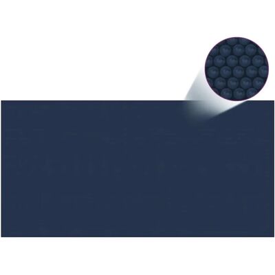 vidaXL Schwarzer und blauer schwimmender Solar-Poolabdeckung vidaXL Schwarzer und blauer schwimmender Solar-Poolabdeckung