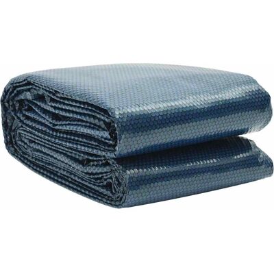 vidaXL 250cm Couverture solaire de piscine flottante noire et bleue - Publicité vidaXL 250cm Couverture solaire de piscine flottante noire et bleue - Publicité