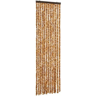 vidaXL Insectenschermgordijn Okker en Wit - Insect Screen Curtain vidaXL Insectenschermgordijn Okker en Wit - Insect Screen Curtain