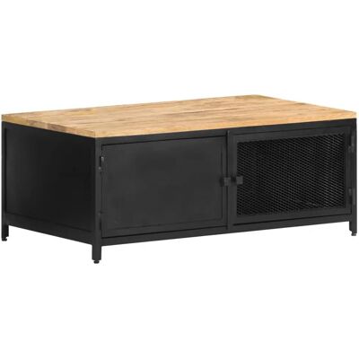 vidaXL 323136 Couchtisch - Massives rohes Mango-Holz vidaXL 323136 Couchtisch - Massives rohes Mango-Holz