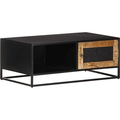 vidaXL 323149 Couchtisch - Industriell, Handgefertigt aus Mango-Holz, 90x50x35 cm vidaXL 323149 Couchtisch - Industriell, Handgefertigt aus Mango-Holz, 90x50x35 cm