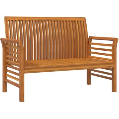 MAISONCHIC Gartenbank mit Kissen - Massives Akazienholz - 120x60x81 cm MAISONCHIC Gartenbank mit Kissen - Massives Akazienholz - 120x60x81 cm