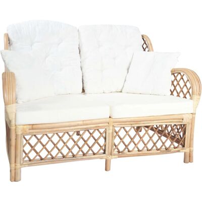 VidaXL 2-personers Naturligt Rattan Sofa - Sofa VidaXL 2-personers Naturligt Rattan Sofa - Sofa