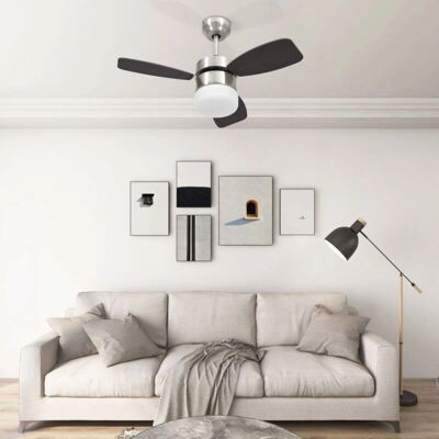 vidaXL Loftventilator (76 x 41,5 cm) - mørkebrun vidaXL Loftventilator (76 x 41,5 cm) - mørkebrun