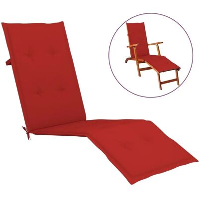 vidaXL Sitzkissen Rot 75+105x50cm - deck chair cushion vidaXL Sitzkissen Rot 75+105x50cm - deck chair cushion