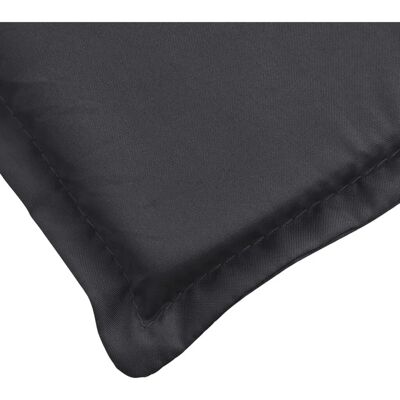 vidaXL Liegestuhl-Auflage Schwarz (75+105)x50x3-4 cm - Liegestuhl Kissen vidaXL Liegestuhl-Auflage Schwarz (75+105)x50x3-4 cm - Liegestuhl Kissen