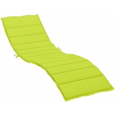 vidaXL Hellgrüner Sonnenliege-Kissen - Sonnenliege-Kissen 200x50x3 cm Oxford-Stoff vidaXL Hellgrüner Sonnenliege-Kissen - Sonnenliege-Kissen 200x50x3 cm Oxford-Stoff