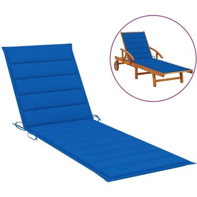 vidaXL Sonnenliege Kissen - Royal Blue - 200x70x3 cm - Sonnenliege Kissen vidaXL Sonnenliege Kissen - Royal Blue - 200x70x3 cm - Sonnenliege Kissen