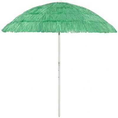 vidaXL Hawaii Strandregenschirm Grün - Sonnenschutz - Strandparasol vidaXL Hawaii Strandregenschirm Grün - Sonnenschutz - Strandparasol