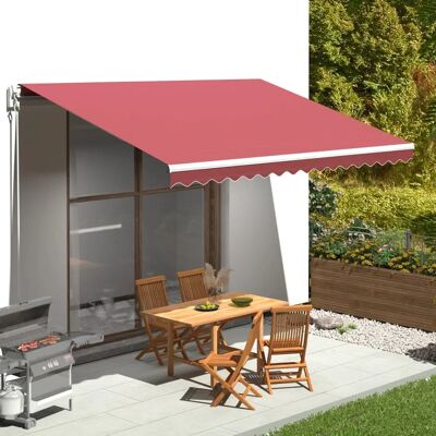 vidaXL Markisenstoff Bordeauxrot 4,5x3,5 m vidaXL Markisenstoff Bordeauxrot 4,5x3,5 m