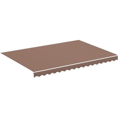 vidaXL Tecido marrom para toldo 3,5x2,5 m - Tecido de substituição para toldo externo vidaXL Tecido marrom para toldo 3,5x2,5 m - Tecido de substituição para toldo externo