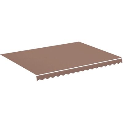 vidaXL Ersatzstoff für Markise Braun 4x3 m Außenüberdachung vidaXL Ersatzstoff für Markise Braun 4x3 m Außenüberdachung