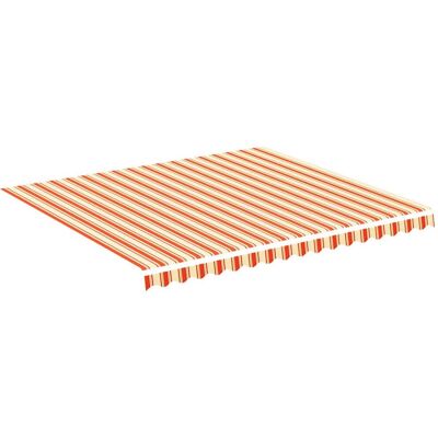 vidaXL Gelbe & Orange Markisenstoff - 4x3,5 m Ersatzdach vidaXL Gelbe & Orange Markisenstoff - 4x3,5 m Ersatzdach