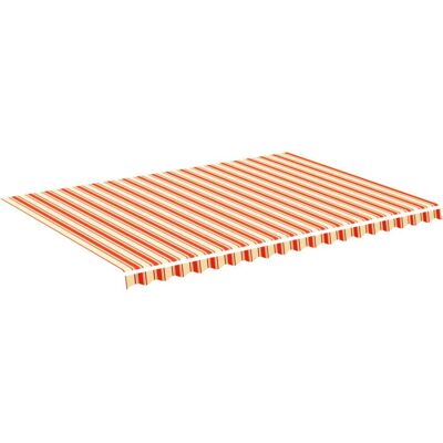 vidaXL Gele en Oranje Buitendoek 5x3,5 m vidaXL Gele en Oranje Buitendoek 5x3,5 m