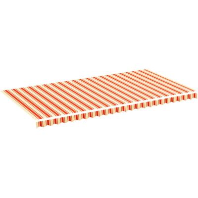 vidaXL Ersatzstoff für Markise Gelb und Orange 6x3 m - Markisenstoff vidaXL Ersatzstoff für Markise Gelb und Orange 6x3 m - Markisenstoff
