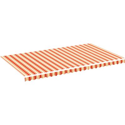 vidaXL Gelb Orange Markisenstoff 6x3,5m - Markisenstoff vidaXL Gelb Orange Markisenstoff 6x3,5m - Markisenstoff