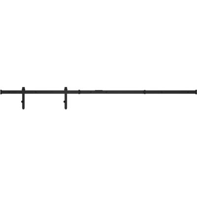 vidaXL Carbonstahl Schiebetür-Kit für Schränke - 183 cm vidaXL Carbonstahl Schiebetür-Kit für Schränke - 183 cm