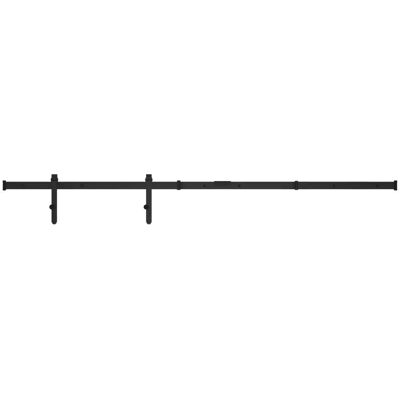 vidaXL Mini Schiebetürset aus Kohlenstoffstahl 152cm - Schiebetürschiene vidaXL Mini Schiebetürset aus Kohlenstoffstahl 152cm - Schiebetürschiene