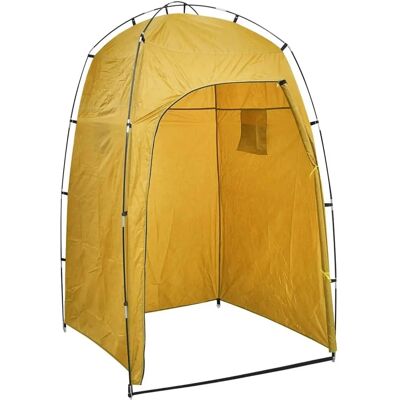 vidaXL Douche WC Omkleedtent Geel - Douche WC Changing Tent vidaXL Douche WC Omkleedtent Geel - Douche WC Changing Tent