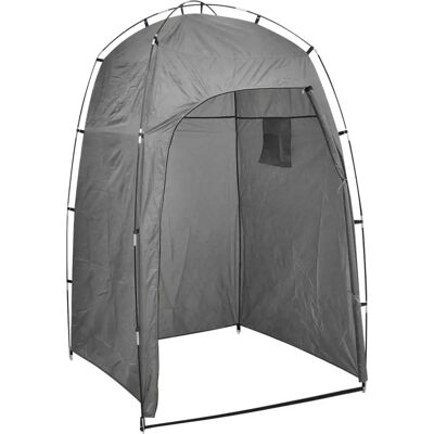 vidaXL Dusch-WC Umschlagtent Grau Privacy Shelter Bewegliches Toilette Outdoor vidaXL Dusch-WC Umschlagtent Grau Privacy Shelter Bewegliches Toilette Outdoor