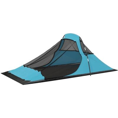 vidaXL 317x240x100 cm Blaue Campingzelt - Campingzelt vidaXL 317x240x100 cm Blaue Campingzelt - Campingzelt