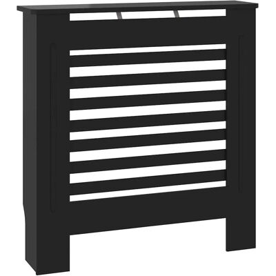 vidaXL MDF Radiatorafdekking Zwart Verwarming Kabinet Heatershelf Grill Meubilair - Radiator Cover vidaXL MDF Radiatorafdekking Zwart Verwarming Kabinet Heatershelf Grill Meubilair - Radiator Cover