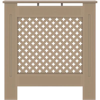 vidaXL Couverture pour radiateur MDF - Marron - 78 cm - Couverture de radiateur vidaXL Couverture pour radiateur MDF - Marron - 78 cm - Couverture de radiateur