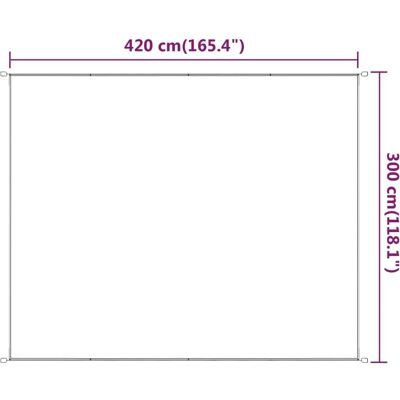 vidaXL Hellgrüner Vertikaler Sonnenschutz 300x420 cm Oxford Stoff - Vertical Awning vidaXL Hellgrüner Vertikaler Sonnenschutz 300x420 cm Oxford Stoff - Vertical Awning
