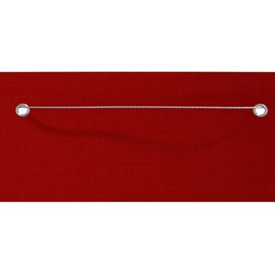vidaXL Rote Balkon Sichtschutz - Oxford Stoff 120x240 cm vidaXL Rote Balkon Sichtschutz - Oxford Stoff 120x240 cm