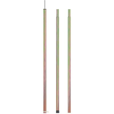 Vara de tenda telescópica vidaXL - Aço galvanizado - 170-255 cm Vara de tenda telescópica vidaXL - Aço galvanizado - 170-255 cm