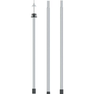 vidaXL Teleskopischer Planenpfahl Aluminium Verstellbare Markisenstangen Zeltstange vidaXL Teleskopischer Planenpfahl Aluminium Verstellbare Markisenstangen Zeltstange